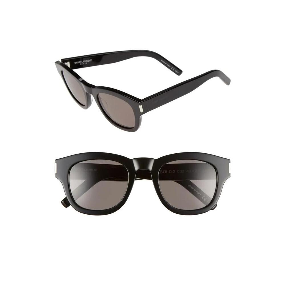 Saint Laurent Women's Bold 2 Mineral Glass Sunglasses